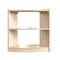 Flash Furniture Bright Beginnings Commercial Bow Front 2 Tier Wooden Classroom Open Corner Storage Unit, Natural MK-KE24060-GG - alternate 10